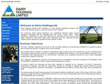 Tablet Screenshot of dairyholdings.co.nz